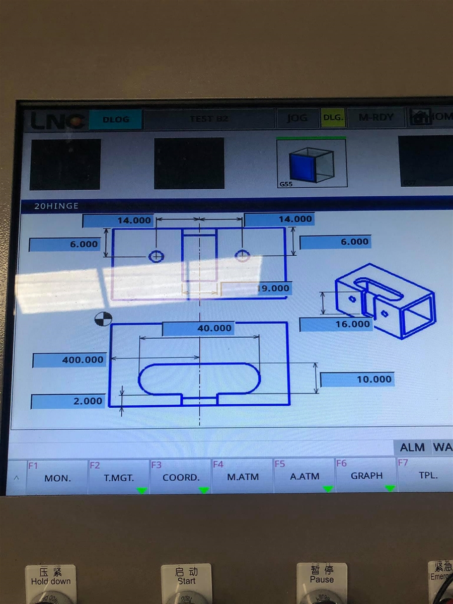 Máy khoan khóa WSZ2-CNC-1500| Máy khoan khóa CNC 2 đầu