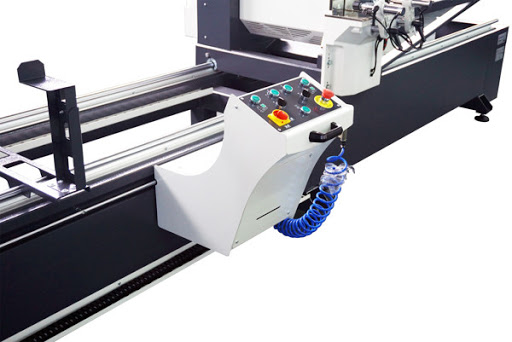 Máy cắt nhôm 2 đầu CNC GEMINI - IV SA