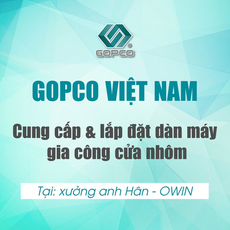 Bàn giao dàn máy làm cửa nhôm WEIKE CNC tại nhôm kính Hân Owin Hà Nội