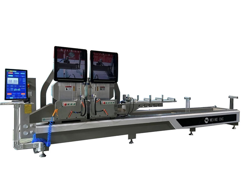 MÁY CẮT 2 ĐẦU CNC WEIKE WJM-CNC-550 PHIÊN BẢN MÀN HÌNH NGOẠI TUYẾN