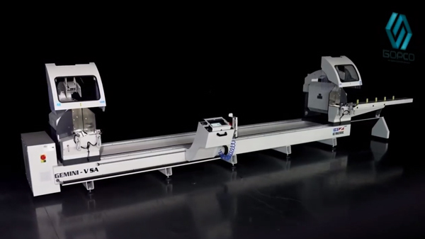 Máy cắt nhôm 2 đầu CNC lưỡi 550 GEMINI V – SA OZ MACHINE