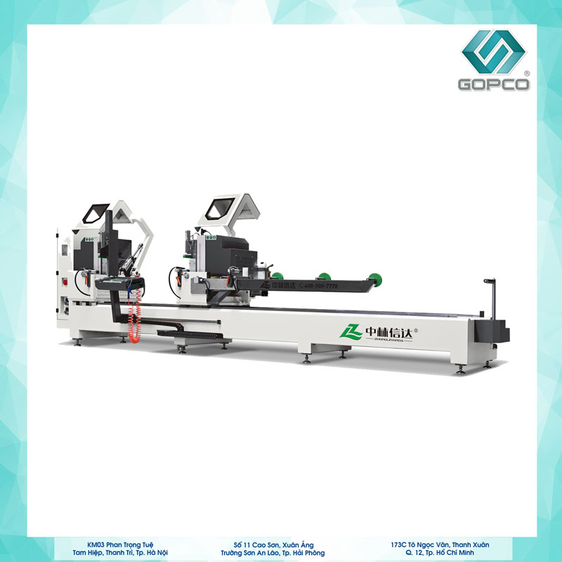 Máy cắt nhôm 2 đầu CNC Zhonglin ZLSJ-TCNC-550*175