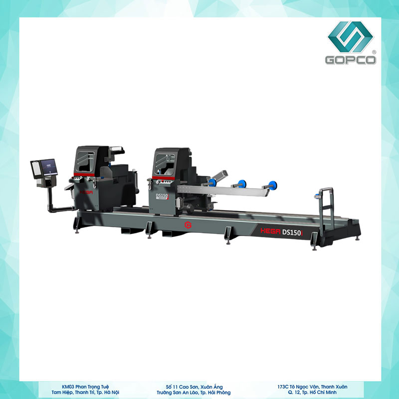 Máy cắt nhôm 2 đầu HEGA DS150i