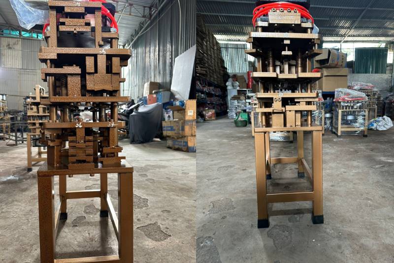 Máy đột dập hơi 37 dao đột nhôm xingfa, 55, 93, thuỷ lực
